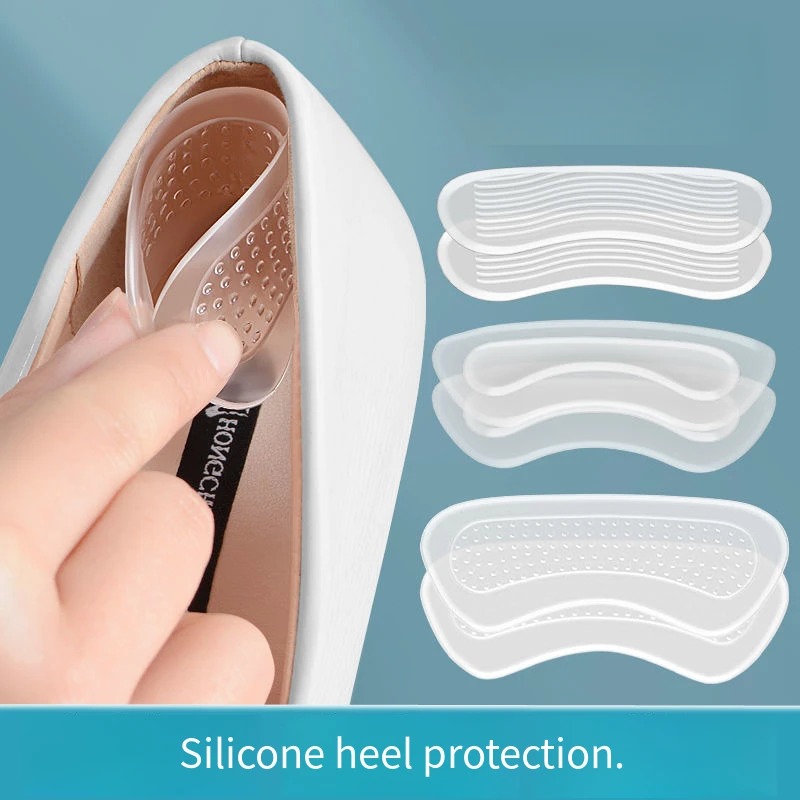 Heel Liner Grip - أحذية عالية الكعب من السيليكون الشفاف