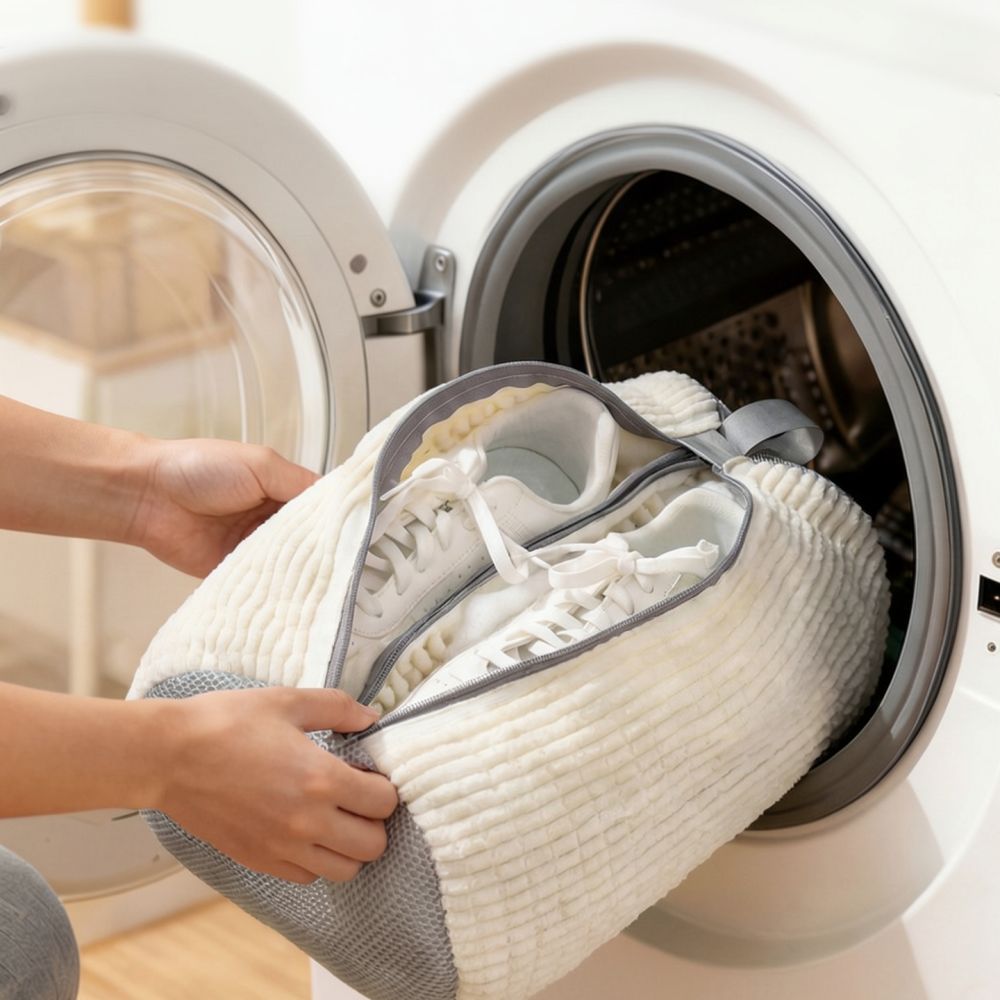 حقيبة غسيل أحذية، شبكة أسطواني - مراجعة Sneaker Care Laundry وسعره