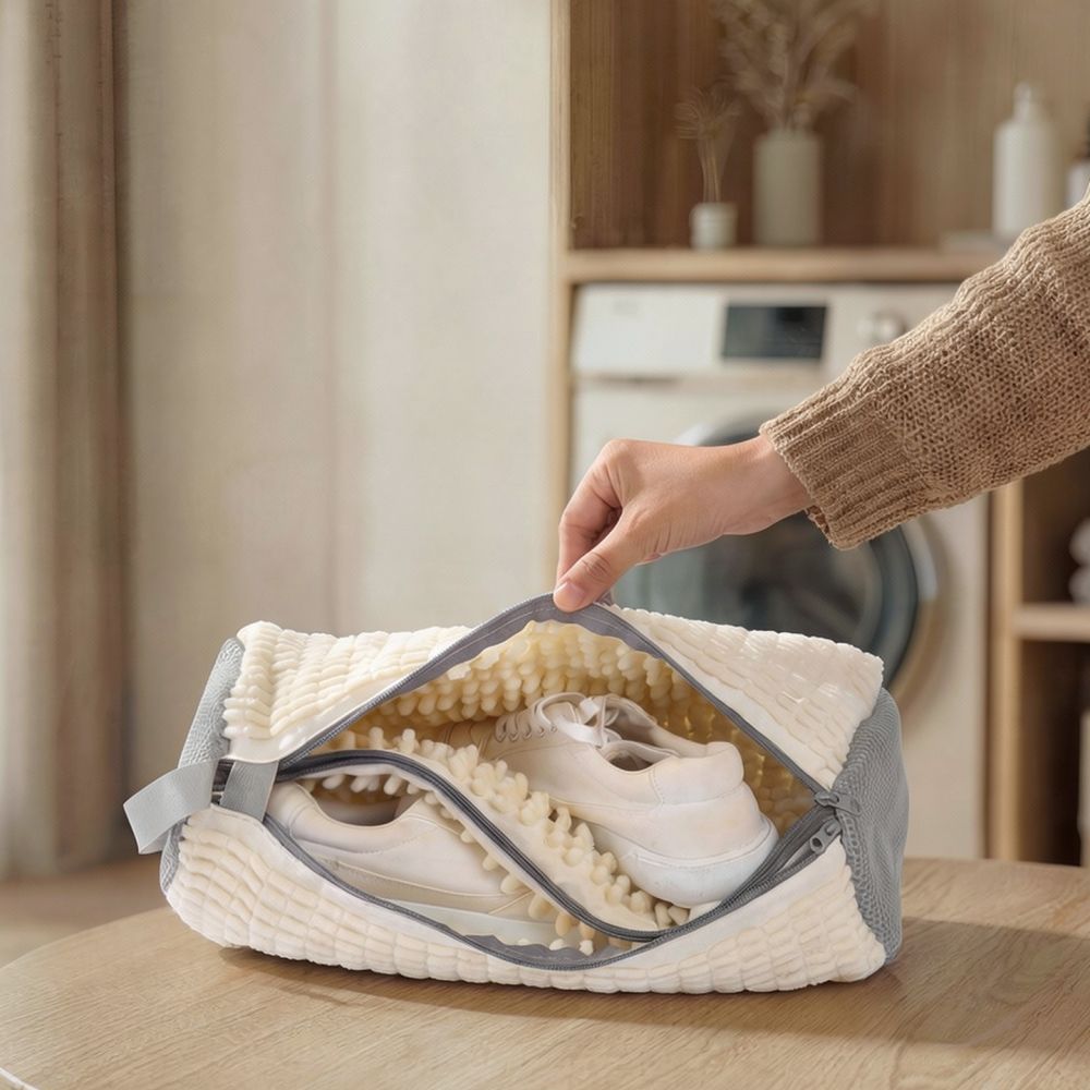 حقيبة غسيل أحذية، شبكة أسطواني - مراجعة Sneaker Care Laundry وسعره