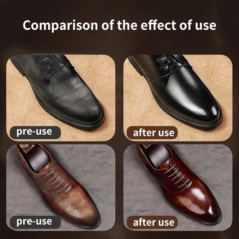 إسفنجة شمع أحذية فورية التلميع - مراجعة Shoe Polish Cream وسعره