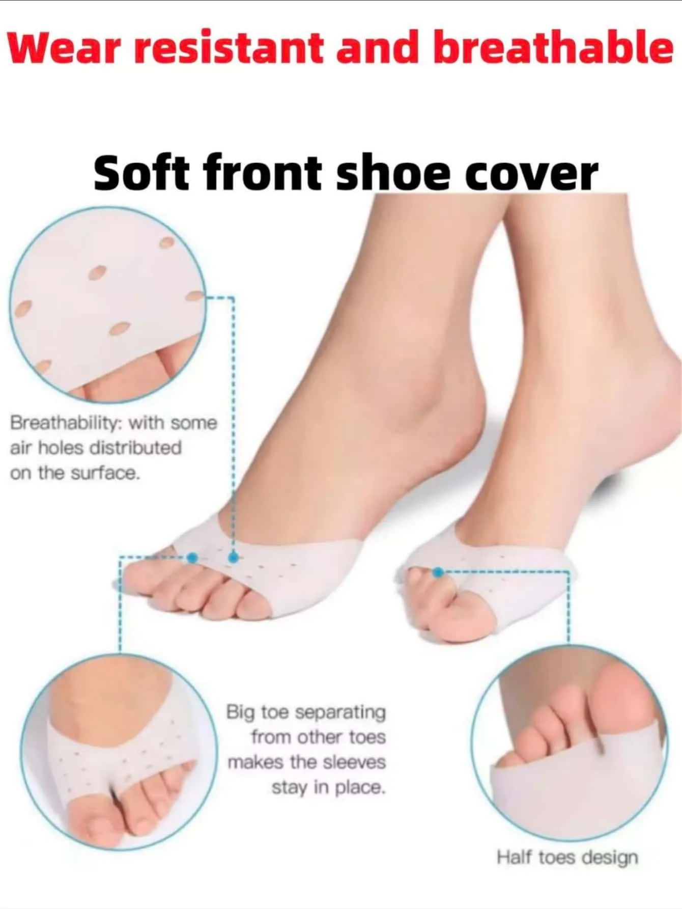 زوج واحد من أغطية أصابع القدم  - مراجعة Heel Liner Grip وسعره