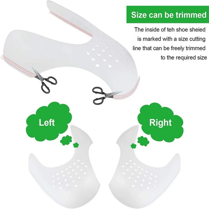 5 أزواج من واقيات أطراف الأحذي - مراجعة Crease Protector Toe وسعره